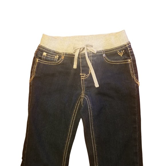 EUC | Justice Jeans | 3/4 Length | Elasticized Waist | Girl's | Size: 8R - Picture 2 of 10